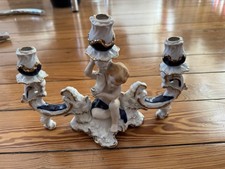 Porzellan Kerzenständer mit