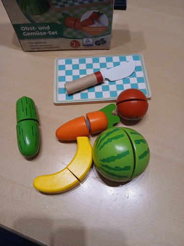 Holzspielzeug obst und gemüse - holzspielzeug,