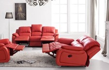 3+2 Sofa Set Leder