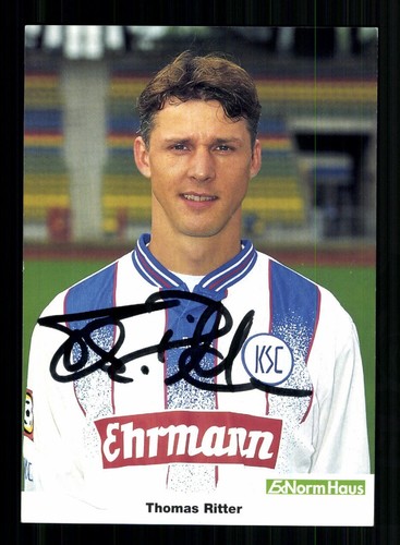 Thomas ritter autogrammkarte - ritter,