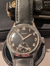 Vintage Militar Uhr Grana Military Watch 17 Jeweils Swiss Made