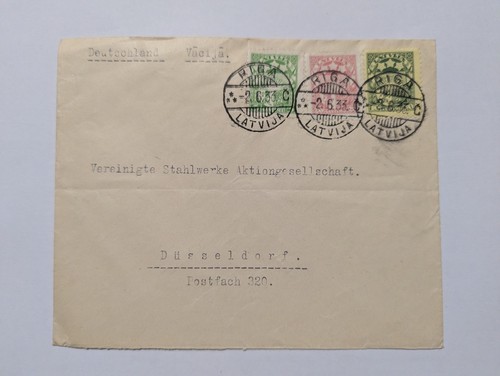 Lettland firmenbrief riga 1933 - lettland,