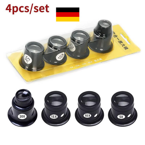 4stk uhrmacherlupe set - 4stk,