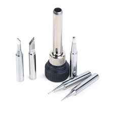 For 936 937D 898D 907 HAKKO Iron Tip Cannula Casing And 5 X Solder Iron Tips _wa