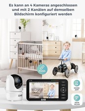GHB Babyphone mit 2 Kameras 5