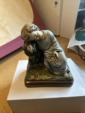 Antike Jesuskind Skulptur Gips vermutlich um 1900