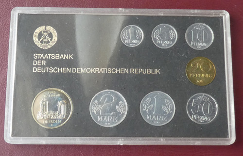 Kms ddr 1985 pfennig bis - 1, 5
