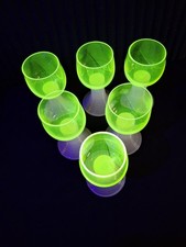 6 Stück Weinglas Uranglas