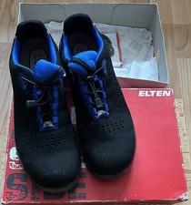 ELTEN Sicherheitsschuhe Größe 43 ESD S1 Impulse blue low Arbeitsschuhe wie NEU