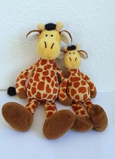 Nici Wild Friends Giraffen Schlenker Plüsch - 34cm & 26cm Top Zustand Stofftier