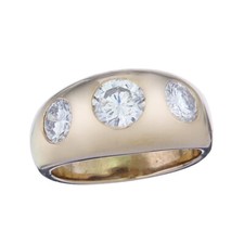 Band Ring Brillanten 585er