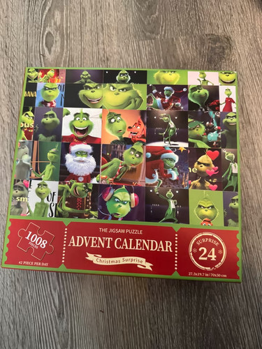 Grinch adventskalender puzzle - grinch,