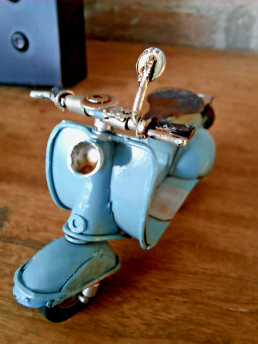 Blechmodell motorroller - blechmodell,