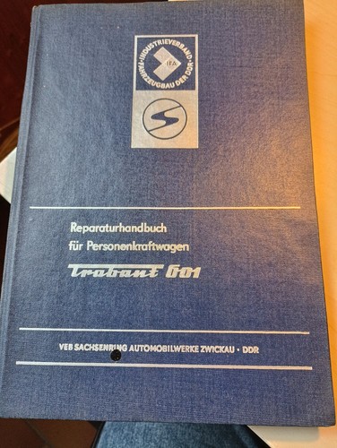 Reparaturhandbuch trabant 601 - reparaturhandbuch,