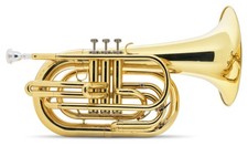 Classic Cantabile Brass MB-33 Bb Marching Bariton Messing Koffer Mundstück Case