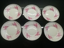 Seltmann Weiden Porzellan Dekor Annabell rosa Rose 6 kleine Teller 11,2cm