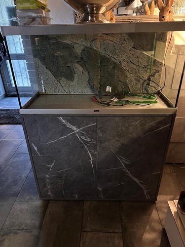 Aquarium mit unterschrank und - mit,