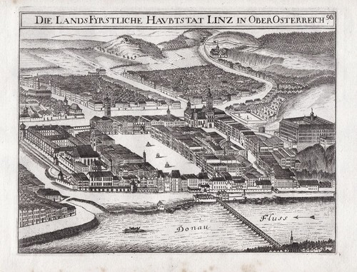 Linz stadt gesamtansicht - linz,