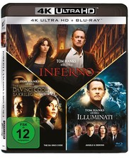 Illuminati / Inferno / The Da Vinci Code (3 4K-UHDs + 3 Blu-rays) - Spielfilm