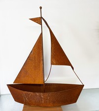 Edelrost Schiff zum Bepflanzen