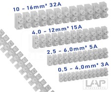 Lüsterklemmen 12polig Listerklemmen Verbindungsklemmen Lampenklemmen