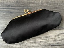 ANYA HINDMARCH Schwarze Satin