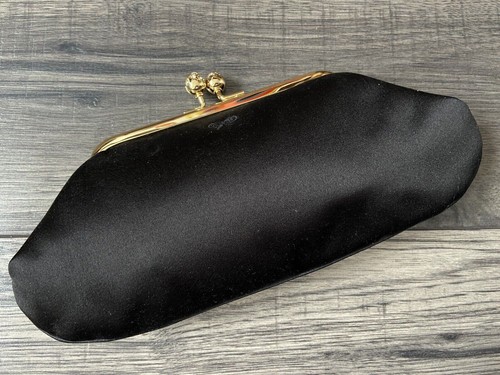 Anya hindmarch schwarze - anya, satin