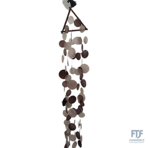 Relaxdays capiz windspiel mit - windspiel,