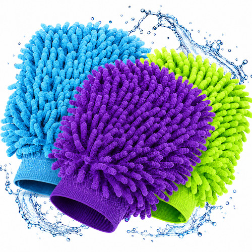 Waschhandschuh mikrofaser auto - waschhandschuh,