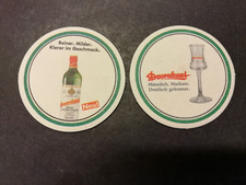 2 kleine Bierdeckel Doornkaat