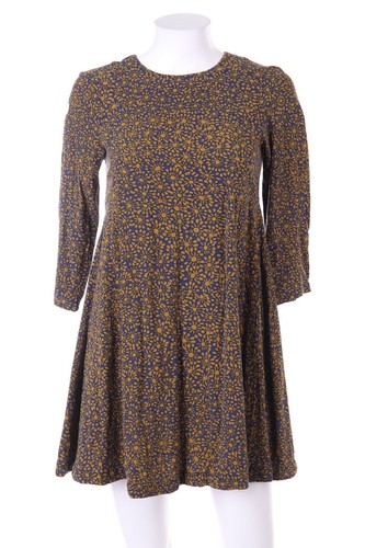 Mini dress print 34 - h&m, navy