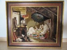 Gobelin Stickbild mit