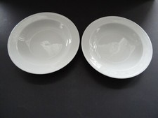 Retsch Wunsiedel  Suppenteller Weiß D 21,7  2 Stück