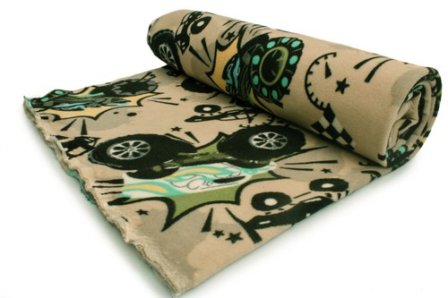 Polar fleece bedruckt monster - fleece,