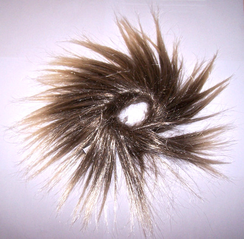 Haargummi blond braun mix - blond-,