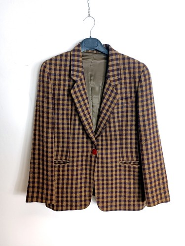 Blazer wolle quadretti vichy - blazer,