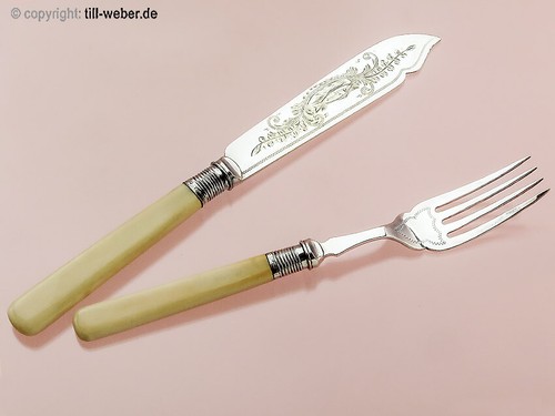 Fischbesteck silber - fischbesteck, "silber"