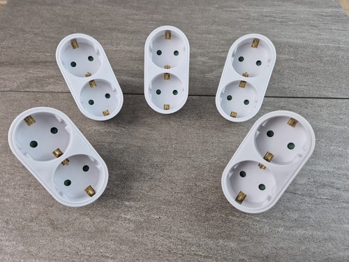 Schuko doppelstecker 2 - x,