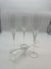 ? 4 Stck Elegante Sektgläser Sektflöten 24 cm  90er Vintage Lotus Flirt ?
