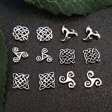 Keltische Ohrringe Silber 925 Ohrstecker Keltischer Knoten Triskele
