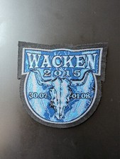 W:O:A Wacken Patch 2015 Sammlerstück, limitiert, Kutte, NEU, Rob Zombie, Sabaton