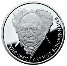 10 DM Arthur Schopenhauer - Silber
