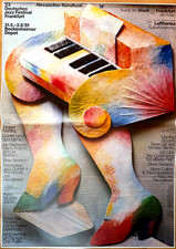 JAZZ  FESTIVAL FRANKFURT  1991 - KIESER - orig. Concert Poster - DIN A0 xx ART.2