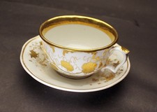 Antik Biedermeier Porzellan Tasse Golddekor KPM Krister Waldenburg