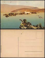 San Felice del Benaco Lago di Garda Isola di Garda, Gardasee   Vogelschau 1910