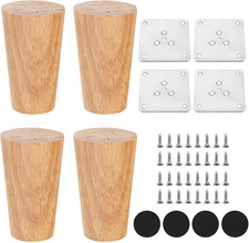 4 Stück Holz Tischbeine