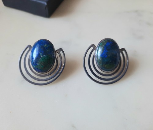 Lapis azurit ohrring 925er - ohrring,,