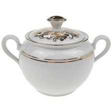 Zuckerdose groß Goldrand Golddekor Mitterteich B 600