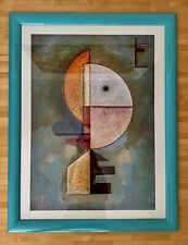 Kandinsky „Empor“ - Replik im Rahmen 70x90x2,3cm, Holz Hochglanzlack, Verglasung