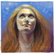 schöne Frau mit langen